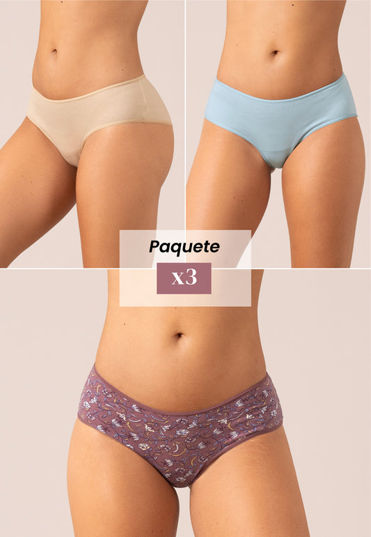 Trío de panties Alda